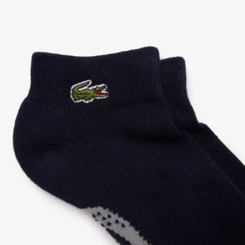 Lacoste Lacoste SPORT Printed Crocodile Low-Cut Cotton Socks - Ponožky Pánské Tmavě Blankyt Blankyt